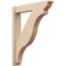 Ekena Millwork 6-in W x 30-in D x 38-in H Funston Trad Rough Cedar Woodgrain TimberThane Outlooker, Primed Tan OUTUR060X30X38FST04RCPR - alternate 1